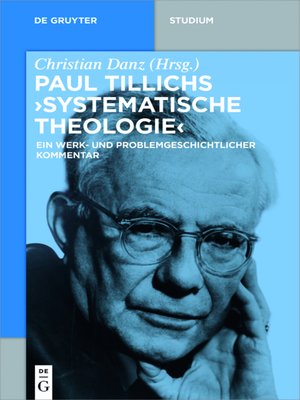 cover image of Paul Tillichs "Systematische Theologie"